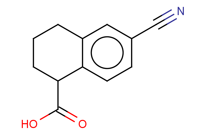 6-cyano-1,2,3,4-tetrahydronaphthalene-1-carboxylic acid