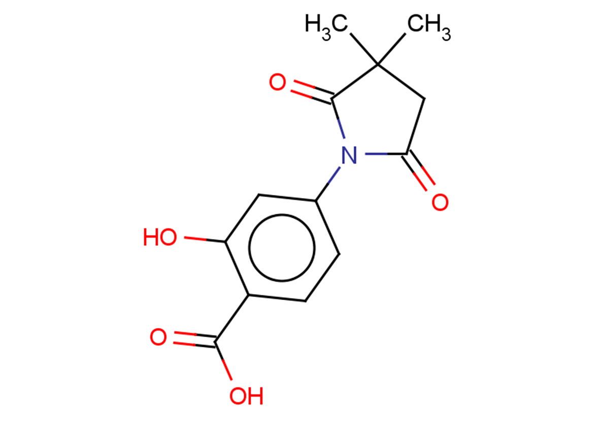 4-(3,3-dimethyl-2,5-dioxopyrrolidin-1-yl)-2-hydroxybenzoic acid