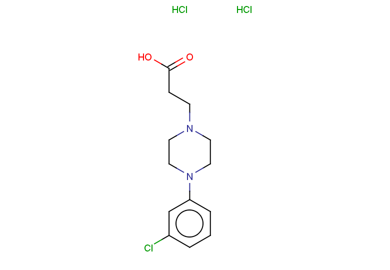 3-[4-(3-chlorophenyl)piperazin-1-yl]propanoic acid dihydrochloride