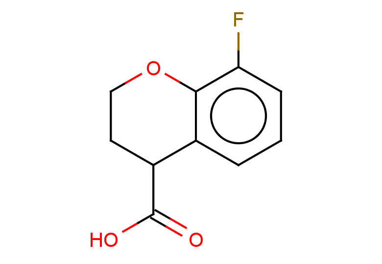 8-fluoro-3,4-dihydro-2H-1-benzopyran-4-carboxylic acid