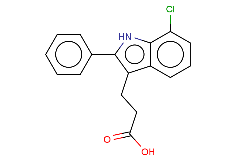 3-(7-chloro-2-phenyl-1H-indol-3-yl)propanoic acid