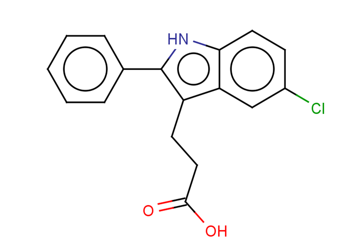 3-(5-chloro-2-phenyl-1H-indol-3-yl)propanoic acid