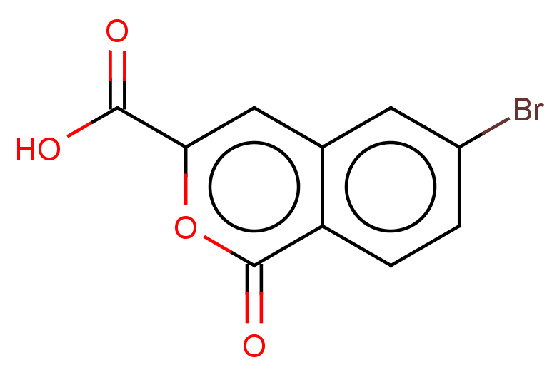 6-bromo-1-oxo-1H-isochromene-3-carboxylic acid