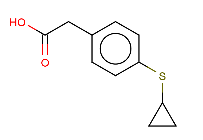 2-(4-(cyclopropylthio)phenyl)acetic acid