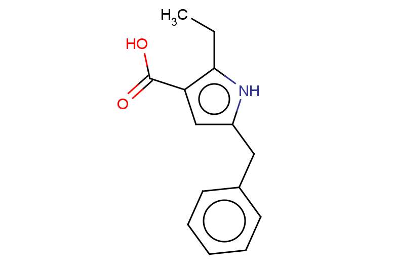 5-benzyl-2-ethyl-1H-pyrrole-3-carboxylic acid