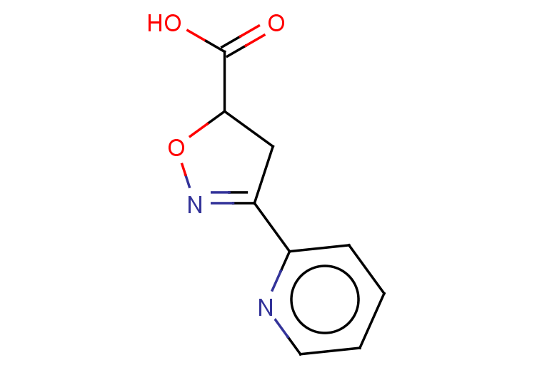 3-(pyridin-2-yl)-4,5-dihydroisoxazole-5-carboxylic acid
