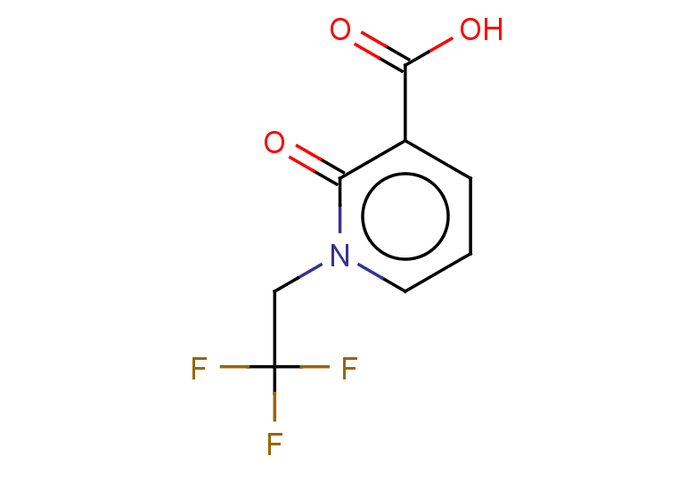 2-oxo-1-(2,2,2-trifluoroethyl)-1,2-dihydropyridine-3-carboxylic acid