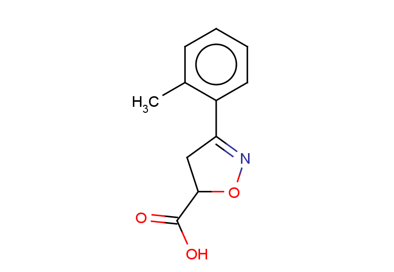 3-(o-tolyl)-4,5-dihydroisoxazole-5-carboxylic acid