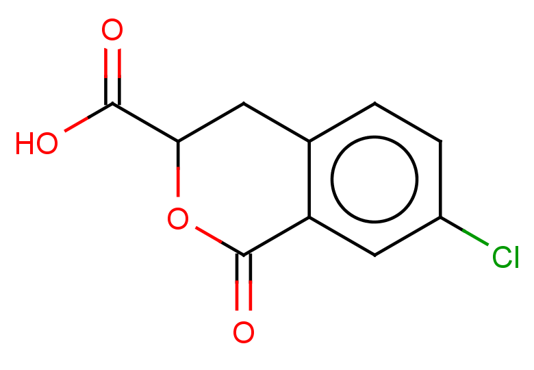 7-chloro-1-oxo-3,4-dihydro-1H-2-benzopyran-3-carboxylic acid