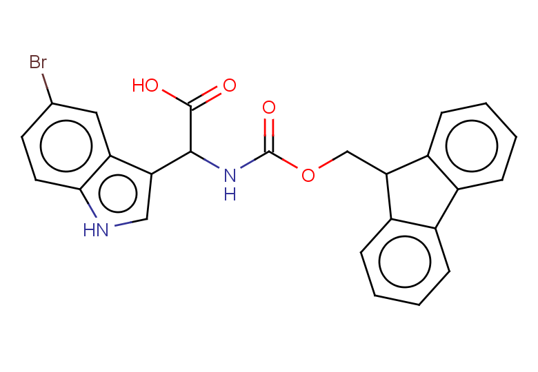2-(5-bromo-1H-indol-3-yl)-2-({[(9H-fluoren-9-yl)methoxy]carbonyl}amino)acetic acid