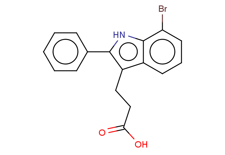 3-(7-bromo-2-phenyl-1H-indol-3-yl)propanoic acid