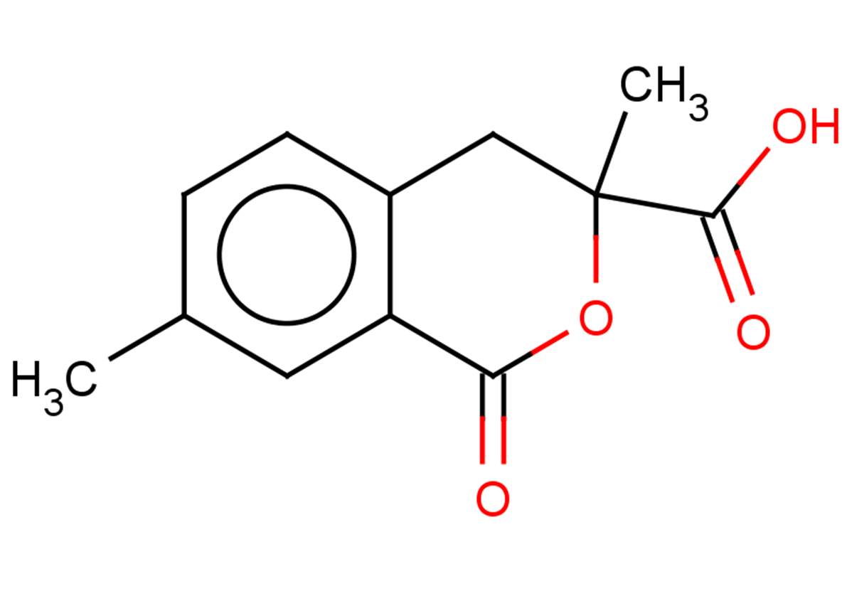 3,7-dimethyl-1-oxo-3,4-dihydro-1H-2-benzopyran-3-carboxylic acid