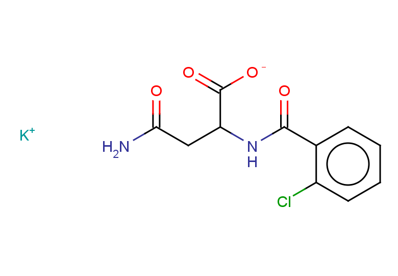 potassium 3-carbamoyl-2-[(2-chlorophenyl)formamido]propanoate