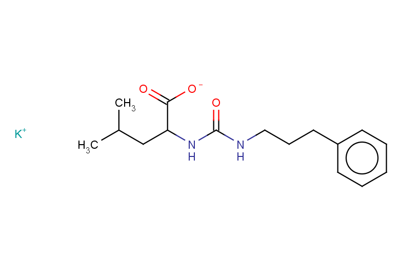 potassium 4-methyl-2-{[(3-phenylpropyl)carbamoyl]amino}pentanoate
