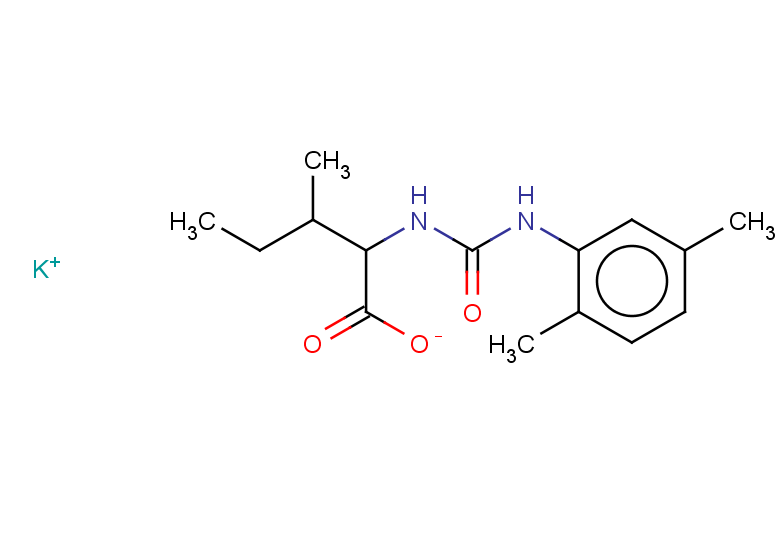 potassium 2-{[(2,5-dimethylphenyl)carbamoyl]amino}-3-methylpentanoate