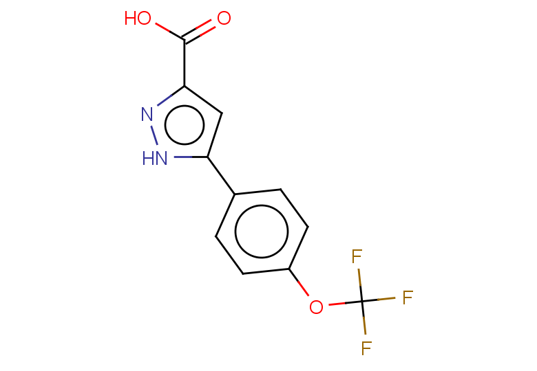 5-(4-(trifluoromethoxy)phenyl)-1H-pyrazole-3-carboxylic acid