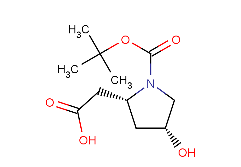 2-[(2R,4R)-1-[(tert-butoxy)carbonyl]-4-hydroxypyrrolidin-2-yl]acetic acid