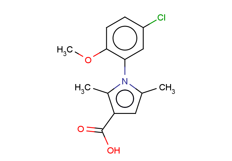 1-(5-chloro-2-methoxyphenyl)-2,5-dimethyl-1H-pyrrole-3-carboxylic acid