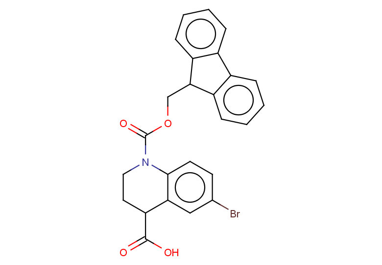 6-bromo-1-{[(9H-fluoren-9-yl)methoxy]carbonyl}-1,2,3,4-tetrahydroquinoline-4-carboxylic acid