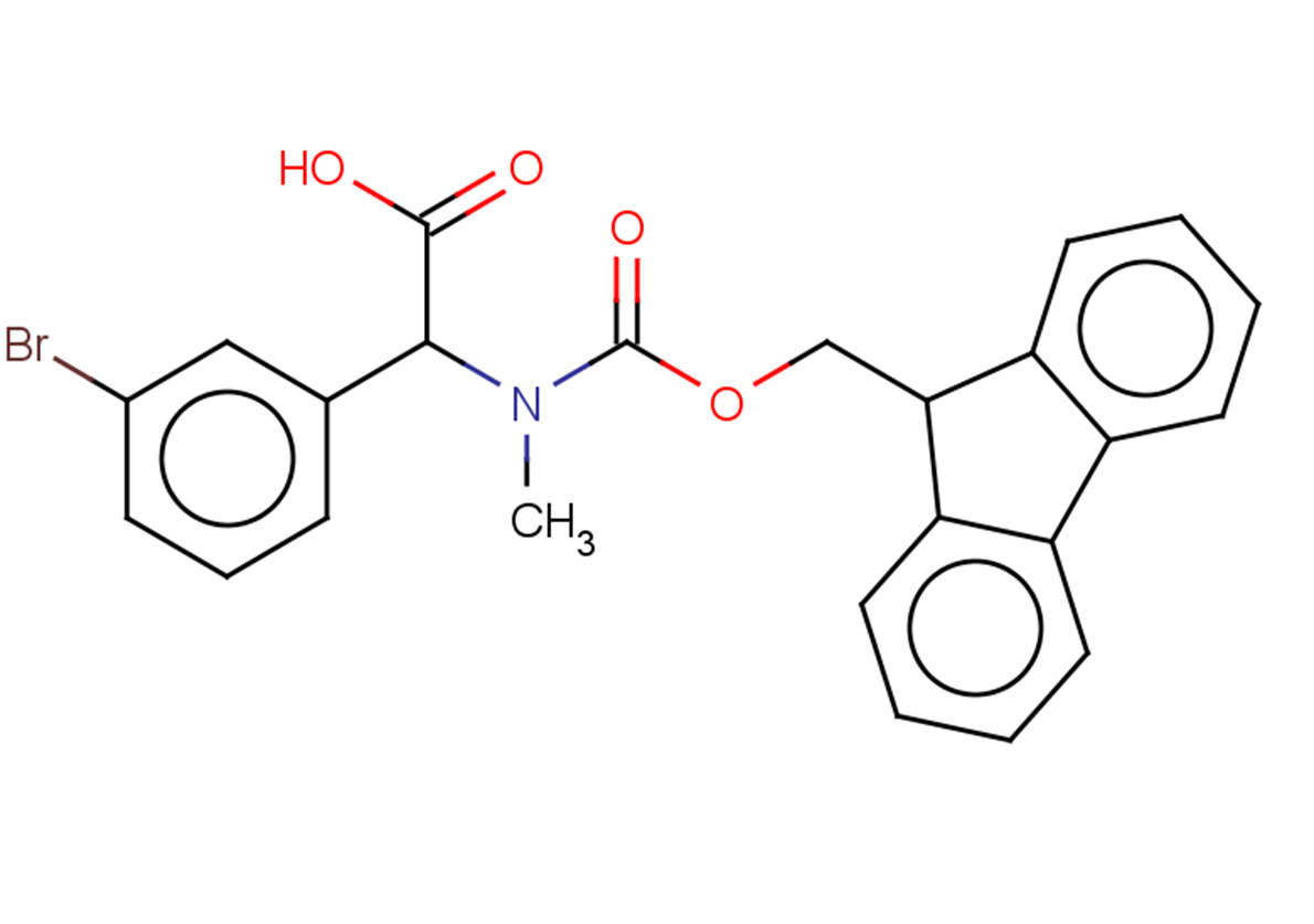2-(3-bromophenyl)-2-({[(9H-fluoren-9-yl)methoxy]carbonyl}(methyl)amino)acetic acid
