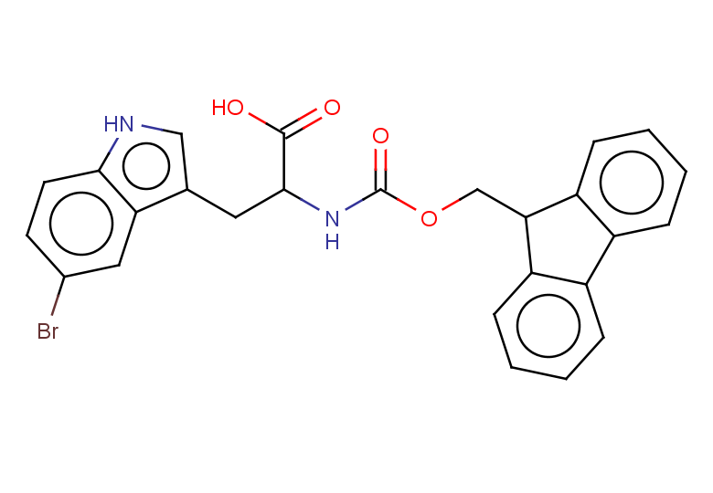 3-(5-bromo-1H-indol-3-yl)-2-({[(9H-fluoren-9-yl)methoxy]carbonyl}amino)propanoic acid