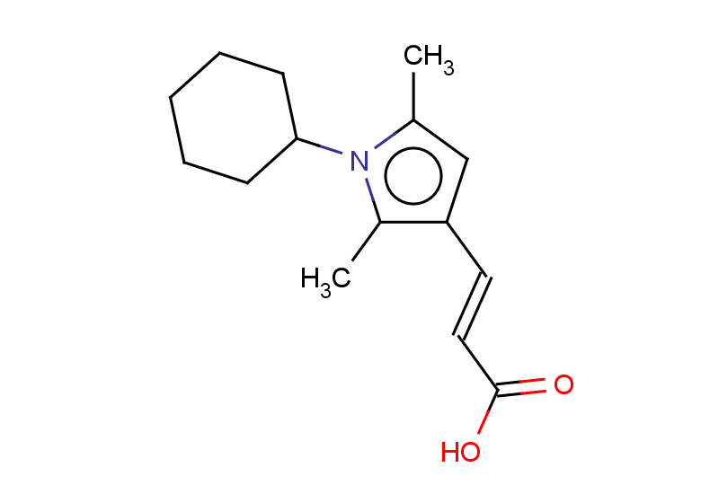 (2E)-3-(1-cyclohexyl-2,5-dimethyl-1H-pyrrol-3-yl)prop-2-enoic acid