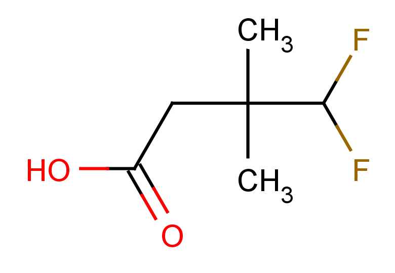 4,4-difluoro-3,3-dimethylbutanoic acid