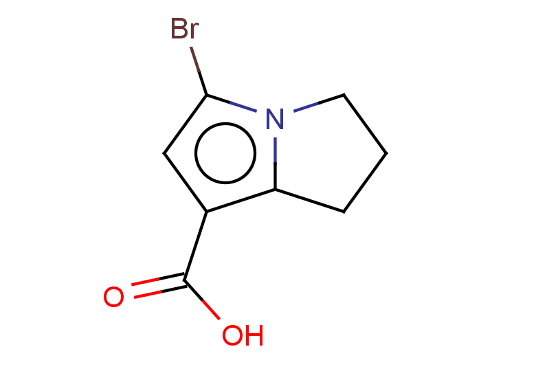 5-bromo-2,3-dihydro-1H-pyrrolizine-7-carboxylic acid