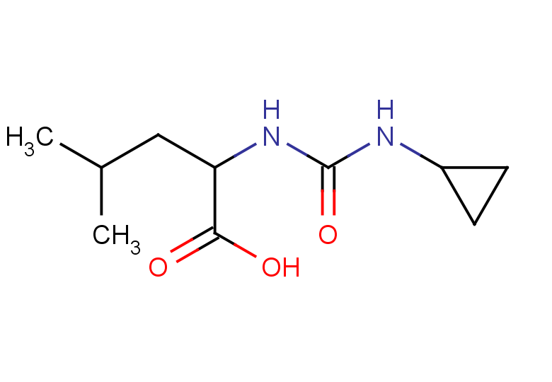 2-[(cyclopropylcarbamoyl)amino]-4-methylpentanoic acid