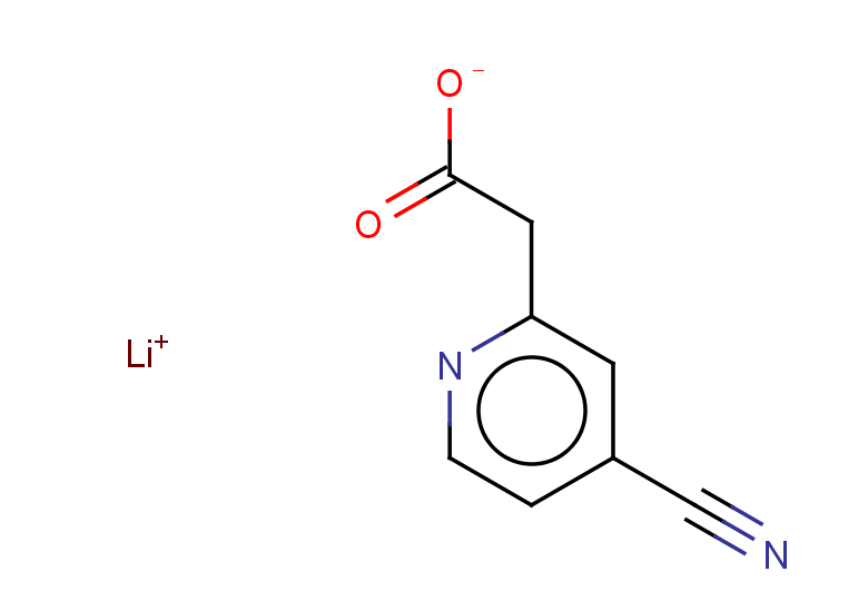 lithium(1+) ion 2-(4-cyanopyridin-2-yl)acetate