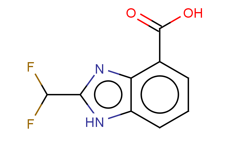 2-(difluoromethyl)-1H-1,3-benzodiazole-4-carboxylic acid