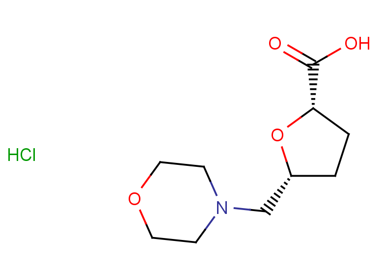 rac-(2R,5S)-5-[(morpholin-4-yl)methyl]oxolane-2-carboxylic acid hydrochloride, cis