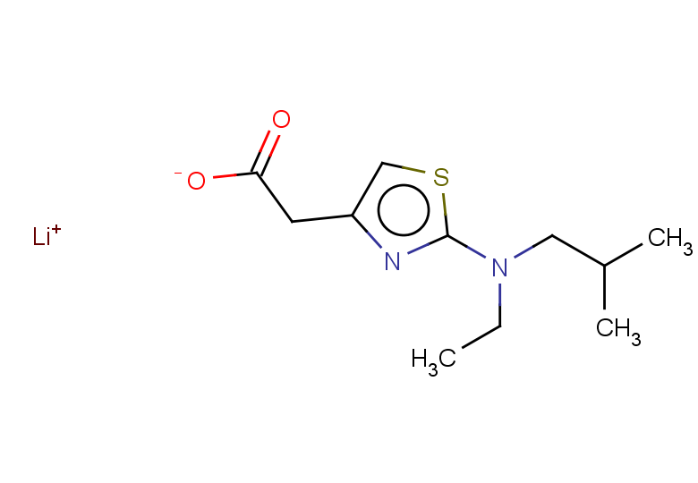 lithium(1+) ion 2-{2-[ethyl(2-methylpropyl)amino]-1,3-thiazol-4-yl}acetate