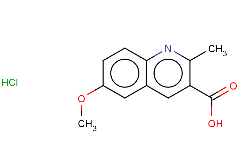 6-methoxy-2-methylquinoline-3-carboxylic acid hydrochloride