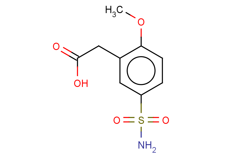 2-(2-methoxy-5-sulfamoylphenyl)acetic acid