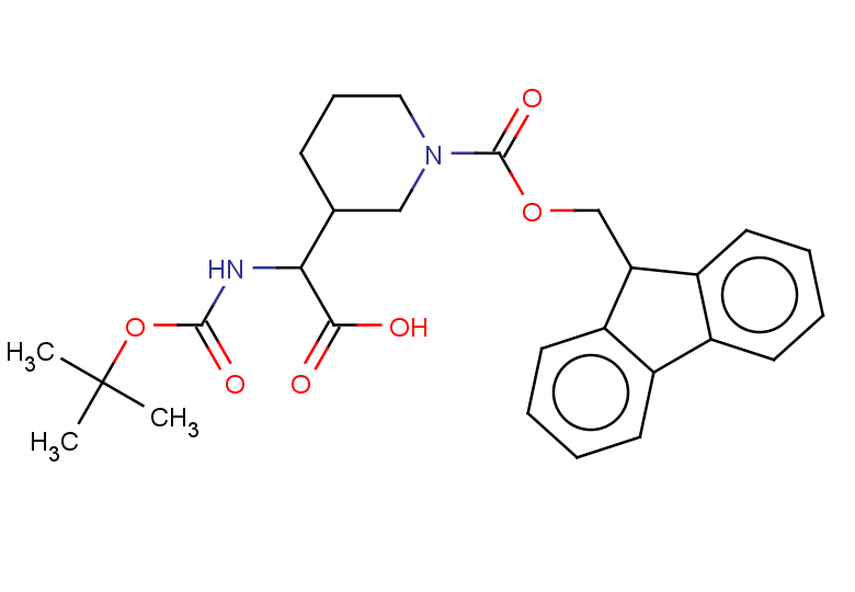 2-{[(tert-butoxy)carbonyl]amino}-2-(1-{[(9H-fluoren-9-yl)methoxy]carbonyl}piperidin-3-yl)acetic acid