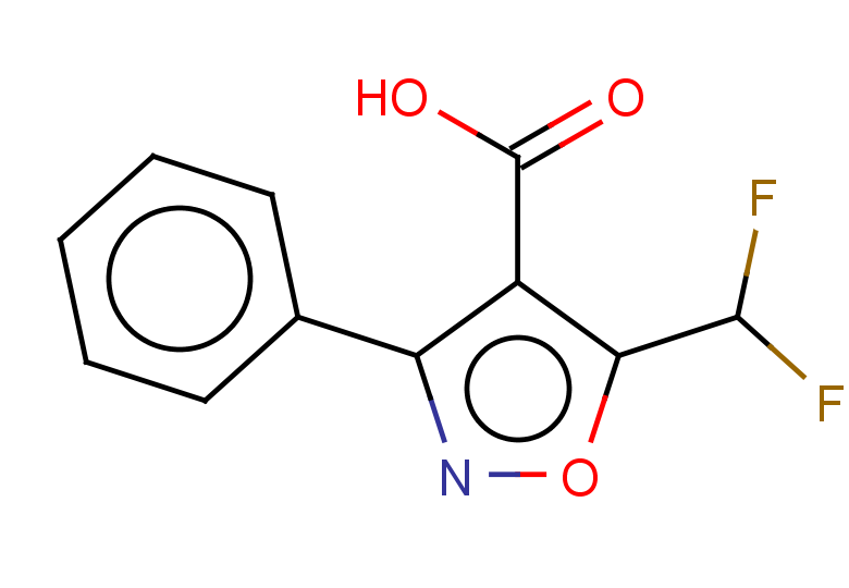 5-(difluoromethyl)-3-phenyl-1,2-oxazole-4-carboxylic acid