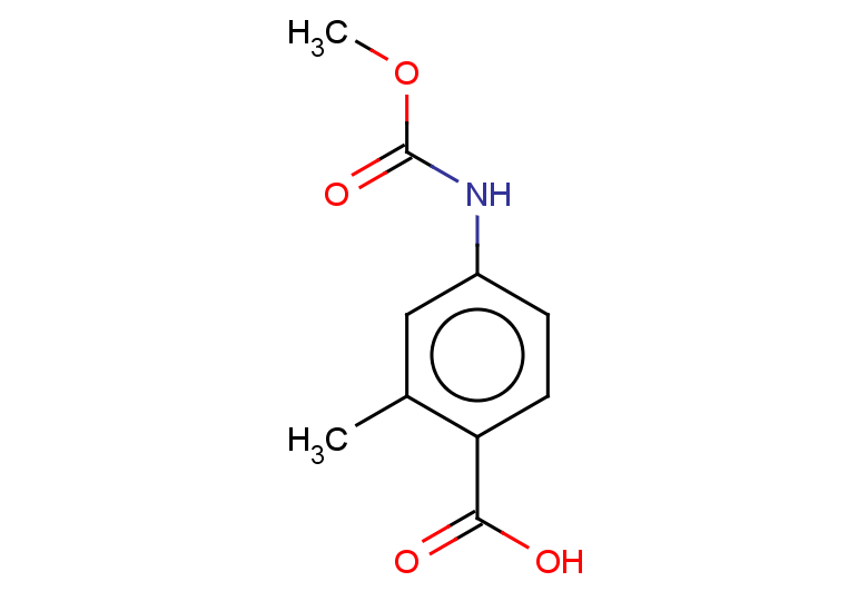 4-[(methoxycarbonyl)amino]-2-methylbenzoic acid