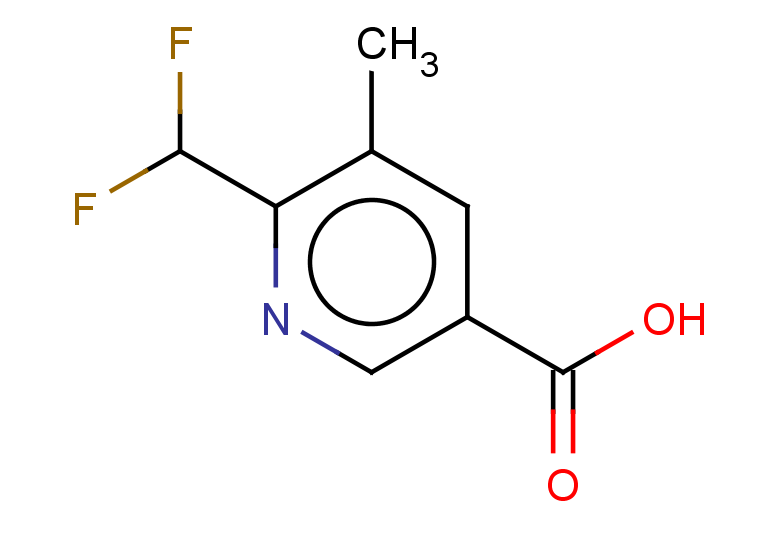 2-(difluoromethyl)-3-methylpyridine-5-carboxylic acid