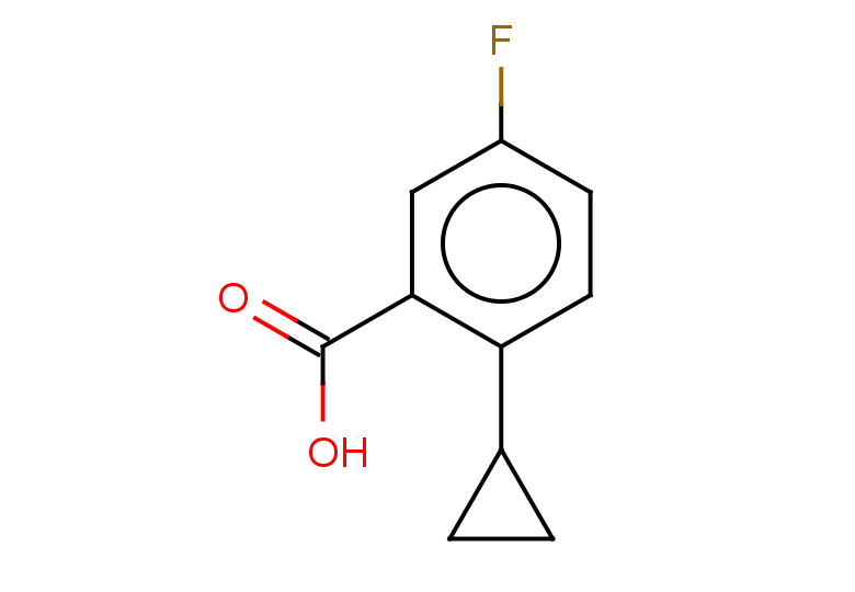 2-cyclopropyl-5-fluorobenzoic acid
