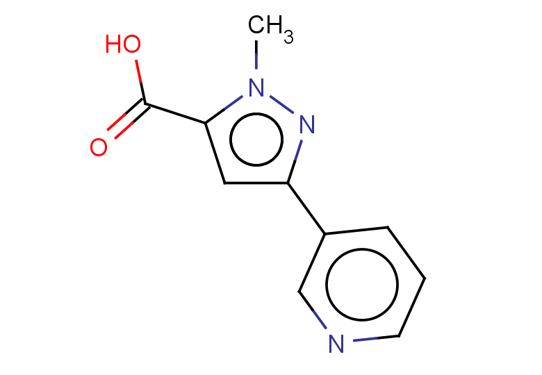 1-methyl-3-(pyridin-3-yl)-1H-pyrazole-5-carboxylic acid