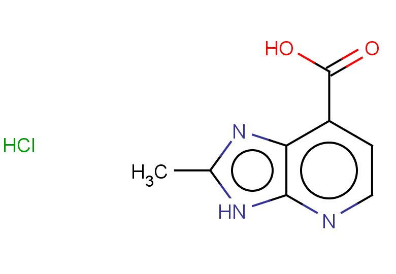 2-methyl-3H-imidazo[4,5-b]pyridine-7-carboxylic acid hydrochloride