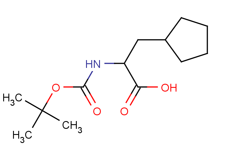2-{[(tert-butoxy)carbonyl]amino}-3-cyclopentylpropanoic acid