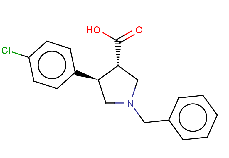 rac-(3R,4S)-1-benzyl-4-(4-chlorophenyl)pyrrolidine-3-carboxylic acid