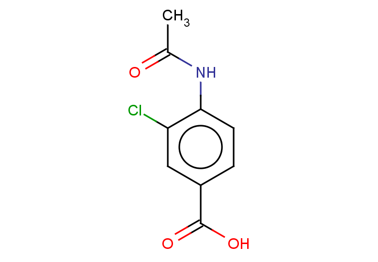 3-chloro-4-acetamidobenzoic acid