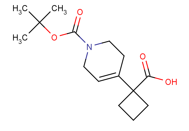 1-{1-[(tert-butoxy)carbonyl]-1,2,3,6-tetrahydropyridin-4-yl}cyclobutane-1-carboxylic acid
