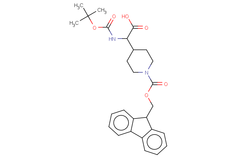 2-{[(tert-butoxy)carbonyl]amino}-2-(1-{[(9H-fluoren-9-yl)methoxy]carbonyl}piperidin-4-yl)acetic acid