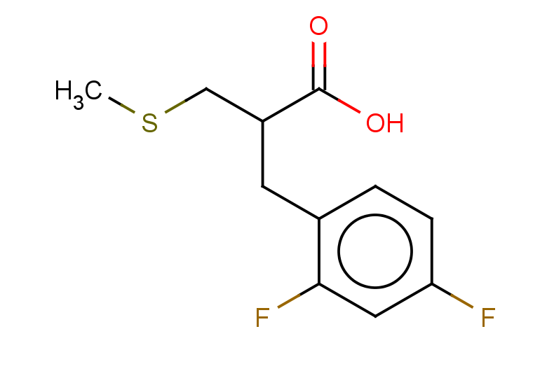 2-[(2,4-difluorophenyl)methyl]-3-(methylsulfanyl)propanoic acid