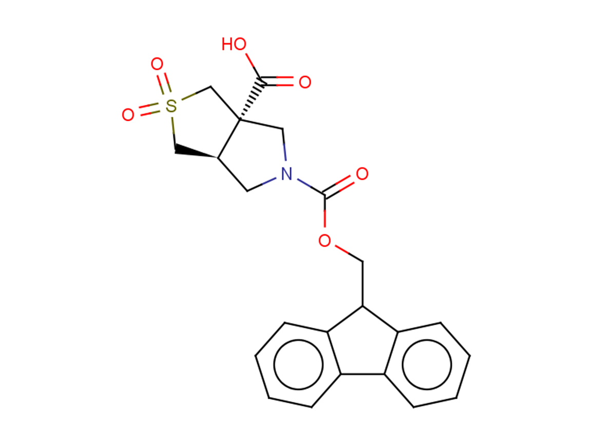 rac-(3aR,6aS)-5-{[(9H-fluoren-9-yl)methoxy]carbonyl}-2,2-dioxo-hexahydro-1H-2lambda6-thieno[3,4-c]pyrrole-3a-carboxylic acid