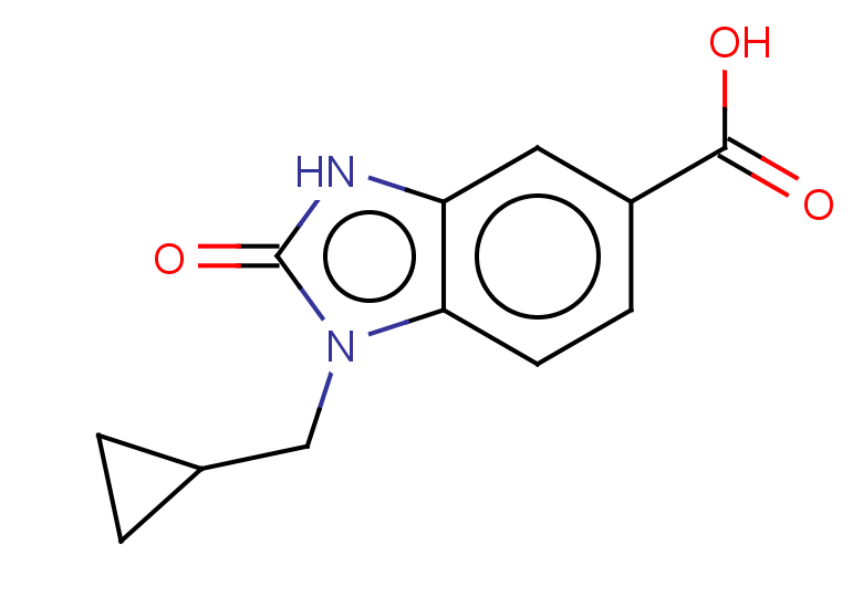 1-(cyclopropylmethyl)-2-oxo-2,3-dihydro-1H-1,3-benzodiazole-5-carboxylic acid